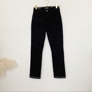 Jen7 dark wash black Jeans